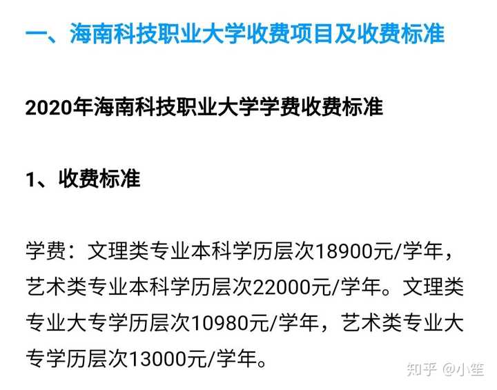 海南科技职业大学学费本科大概是多少?