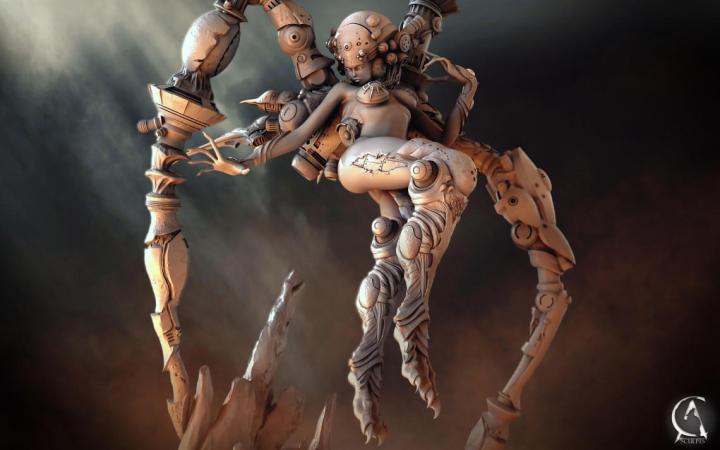 3d模型欣赏:永恒之王异形机甲风