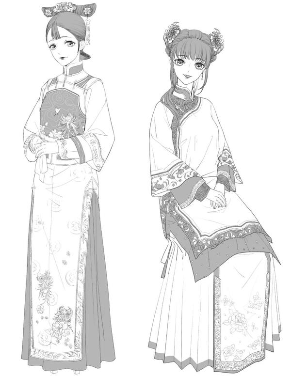从秦汉到明清,这份详细的古代服饰造型手册请收好!