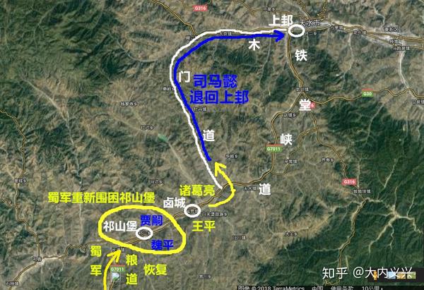 诸葛亮在卤城之战取得胜利,重新围困祁山堡,并迫使司马懿撤回上邽