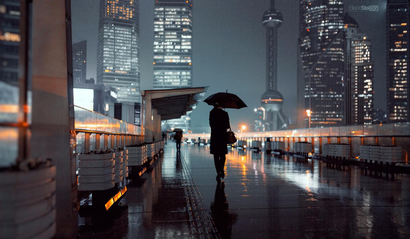 躲雨