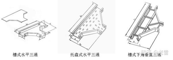 槽式桥架三通图片