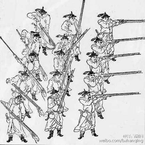 中国战史上是否有类似西欧的线列对射、棱堡和空心方阵?