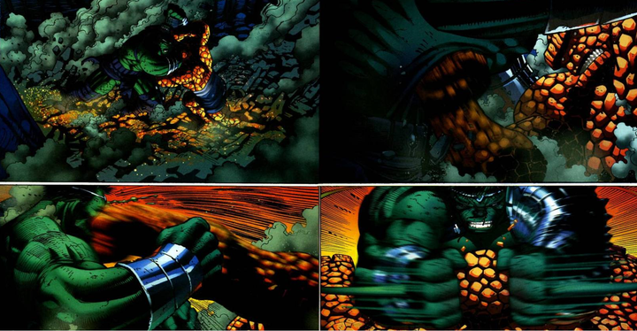 神奇四侠里的石头人能否打得过绿巨人