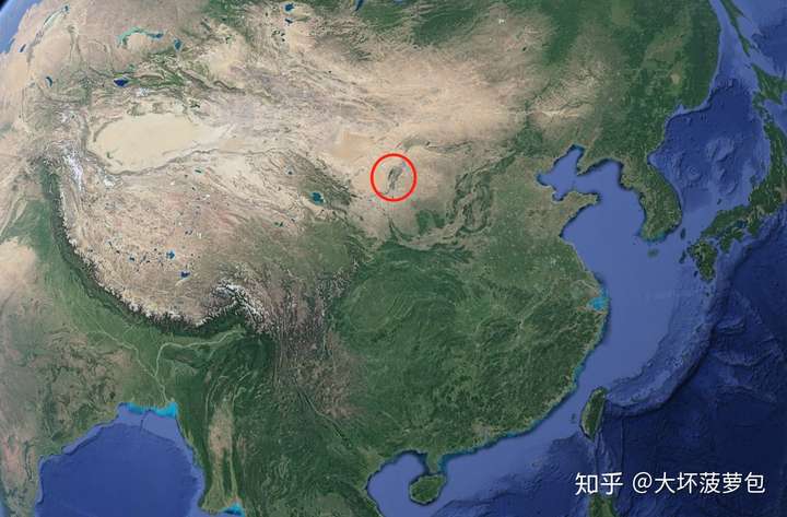 从谷歌地球认识宁夏银川三区