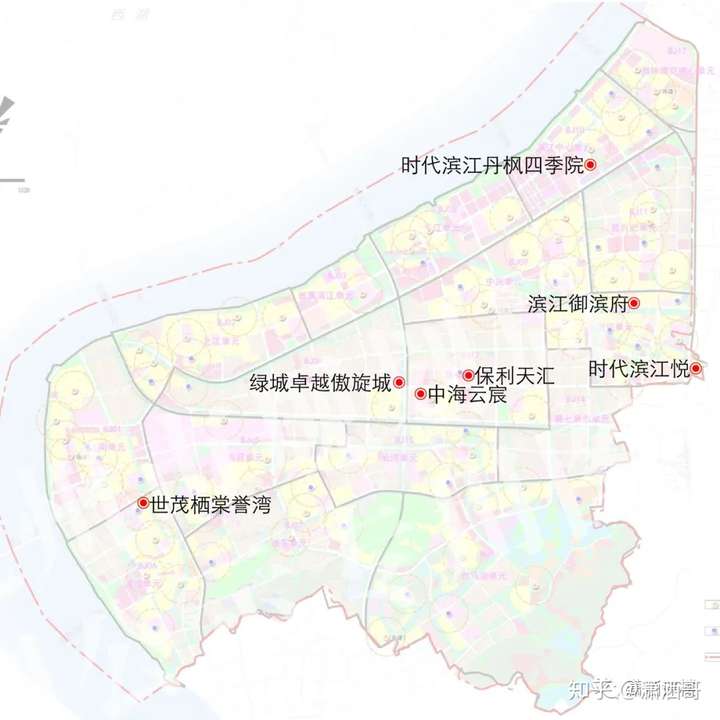 [滨江区区位] 滨江区与上城区隔钱塘江相望,下辖西兴,长河,浦沿三个