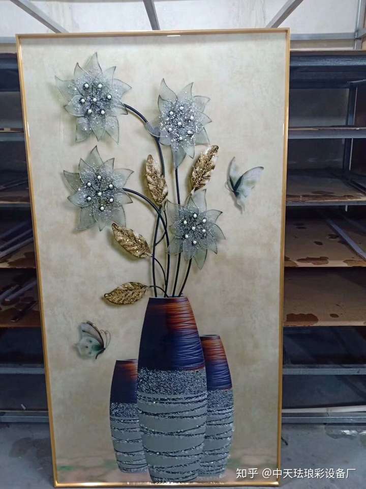 济南中天镶钻晶瓷画