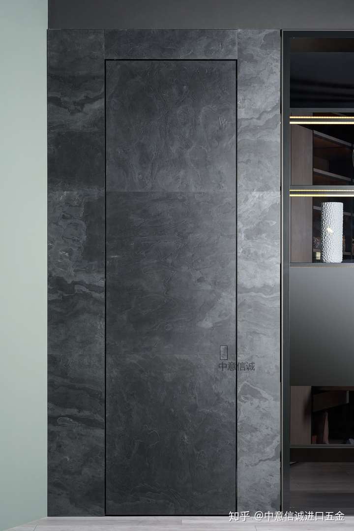 超薄岩板隐形门背景墙神器意大利bonaiti隐形门锁