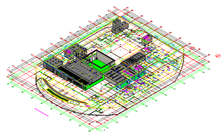 BIM模型-广联达信息大厦Revit模型(含机电建筑装修结构专业Revit、NW模型及水暖电图纸 ) - 土木在线