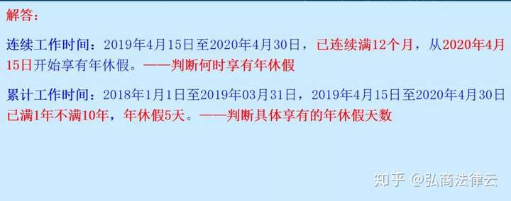 其当年度的年休假天数应按照 连续工作满12个月后的剩余日历天数折算