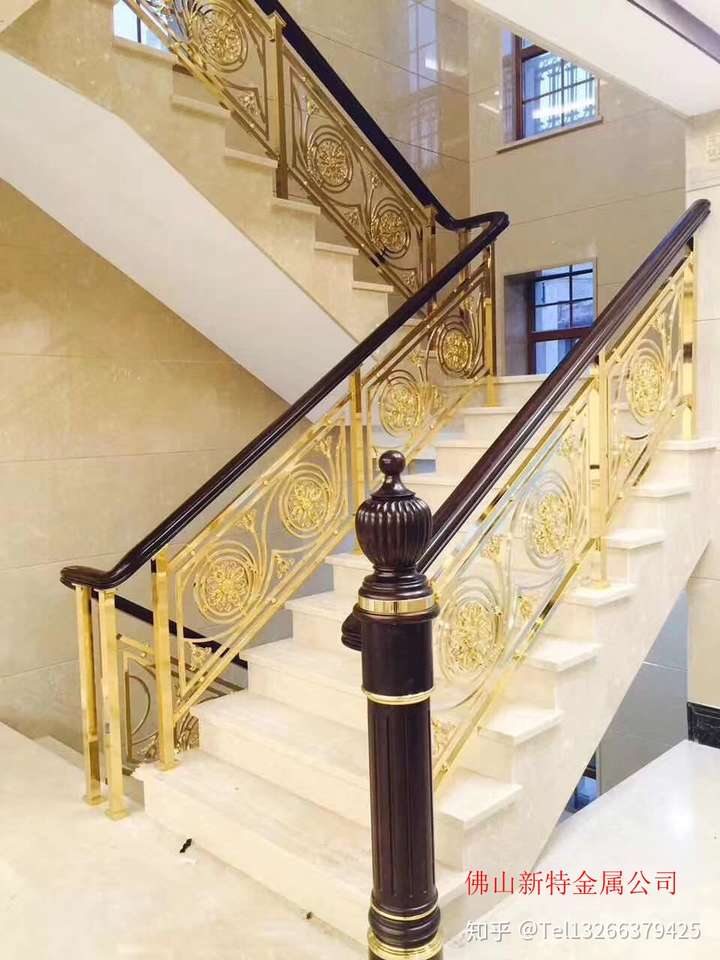 十种铝艺雕刻楼梯扶手代表不一样的风格