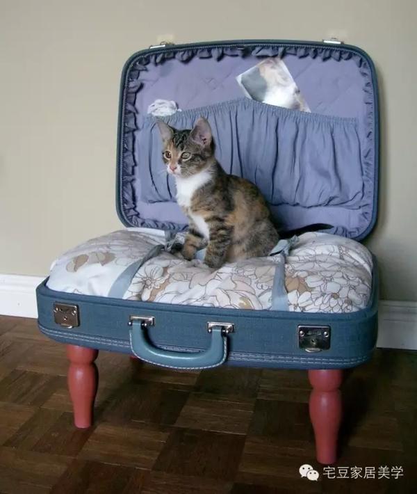 美丽家疯狂改造旧皮箱已经成了艺术品