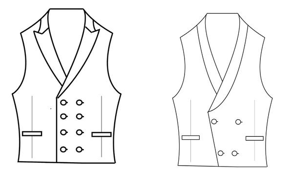 西装的马甲为何前后不一样