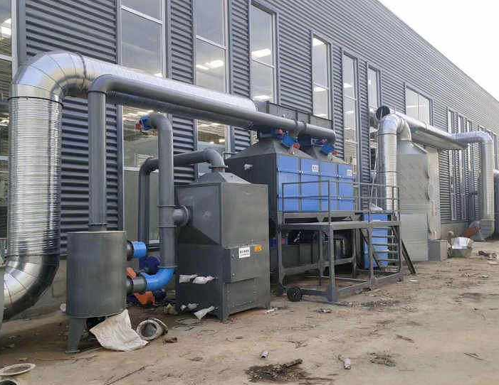 15万风量催化燃烧设备co炉组成部分