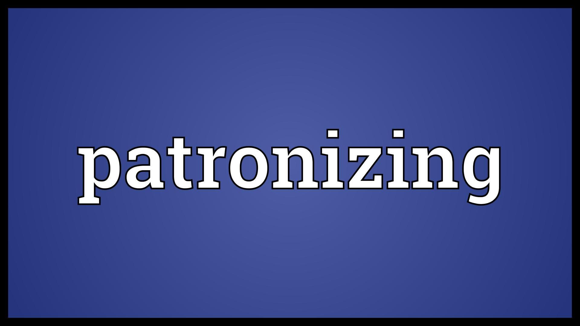 Patronize Meaning In Farsi