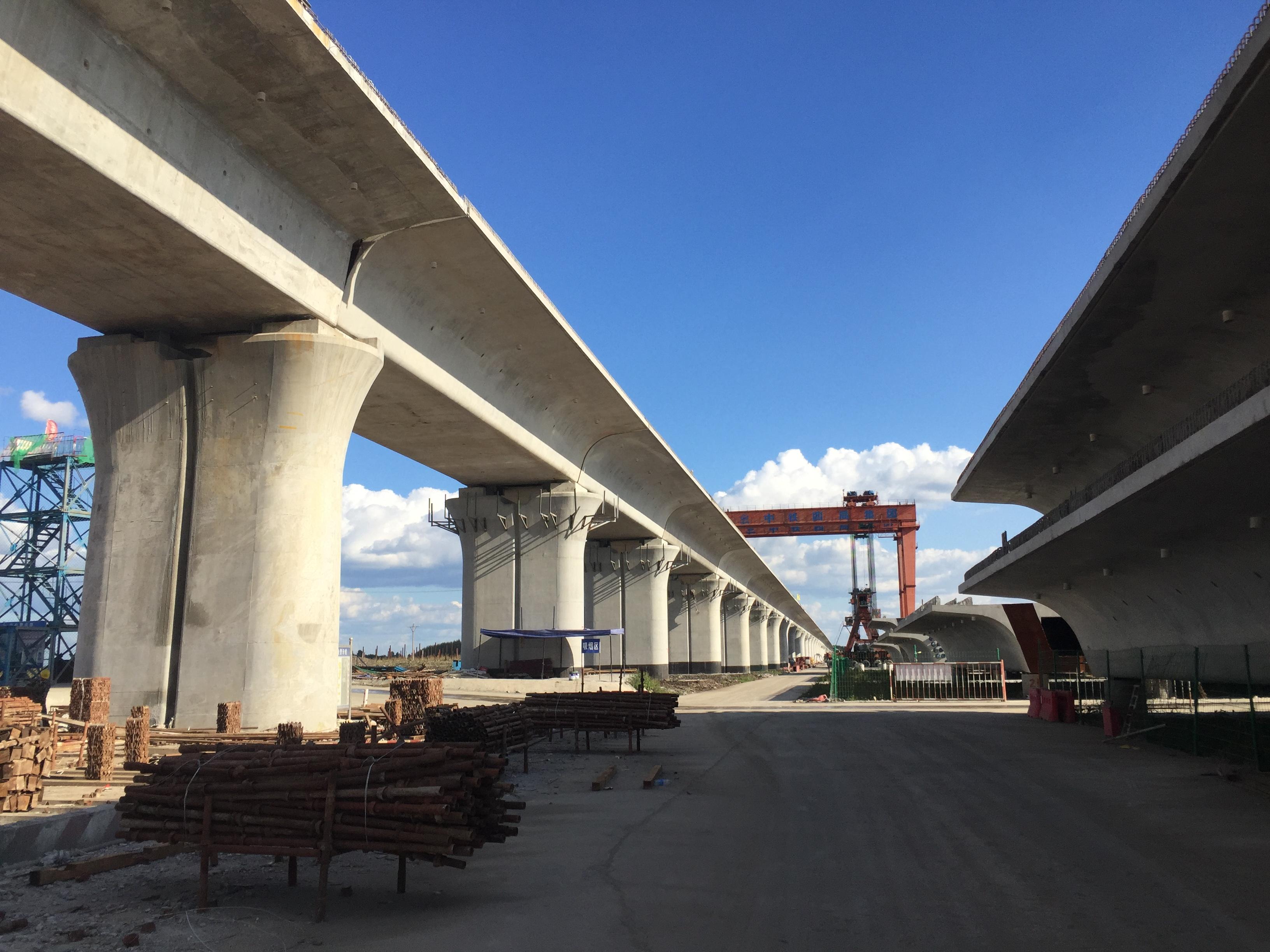 大湾区工程黄茅海跨海通道项目整幅式TY型桥墩全部完工|大桥_新浪财经_新浪网