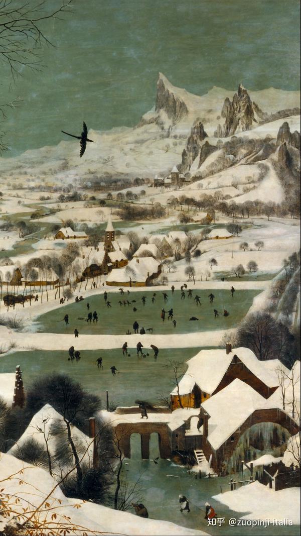 雪中猎人名画欣赏