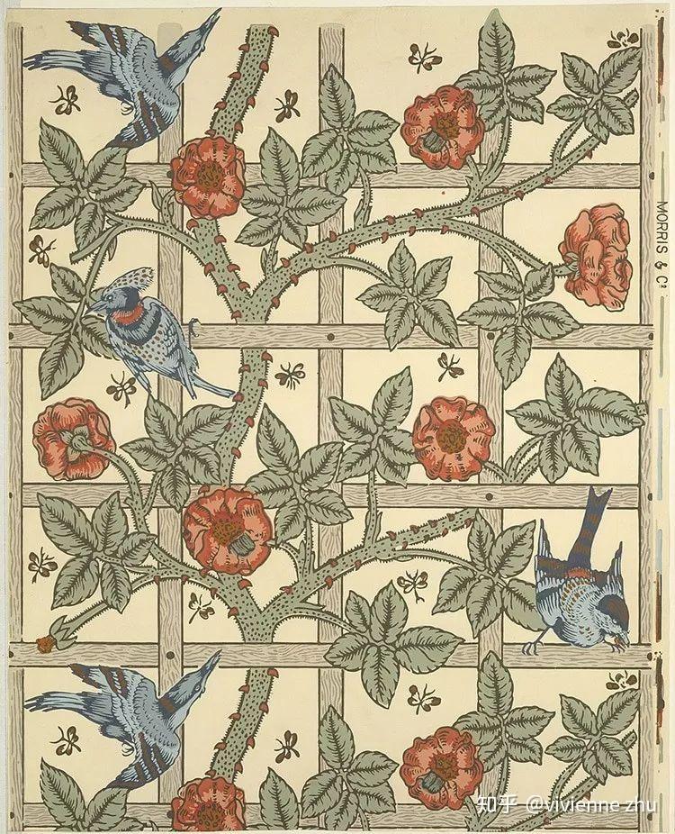 150年前的印花图案，今天还是好时髦 -威廉·莫里斯William Morris - 知乎