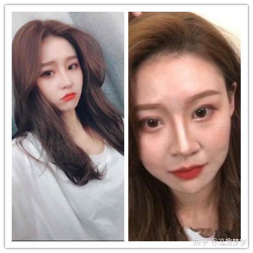 抖音快手上那些漂亮的网红美女们去掉美颜后他们竟长这样