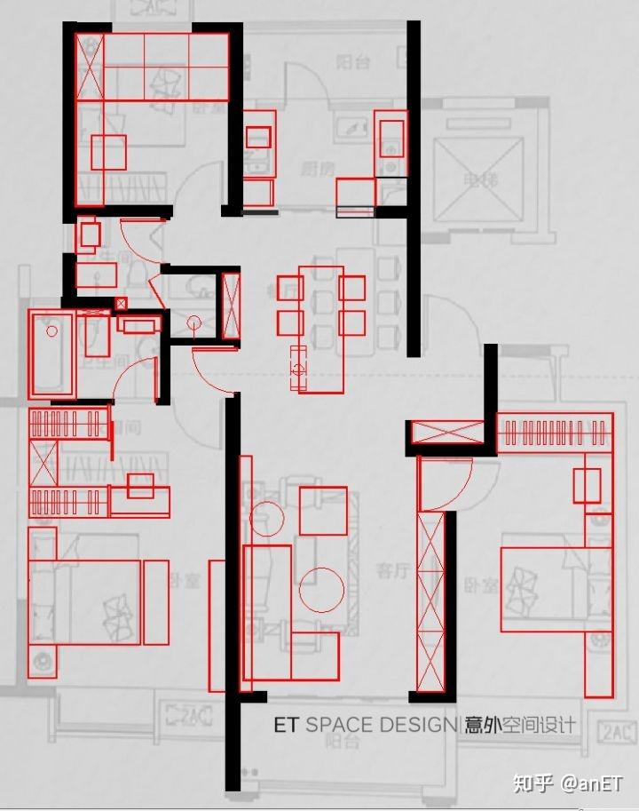 【平面户型优化】3月份，知乎住宅户型平面优化/改造大集合 - 知乎