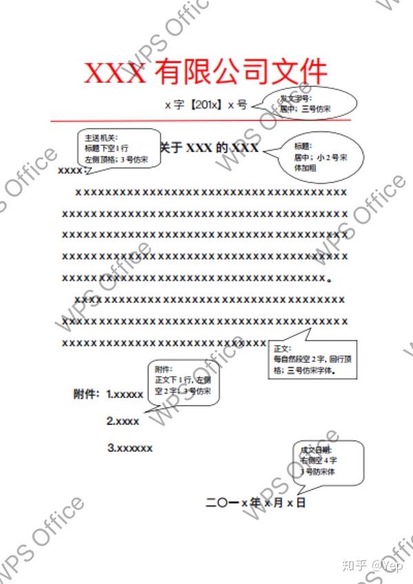 红头文件的标准格式