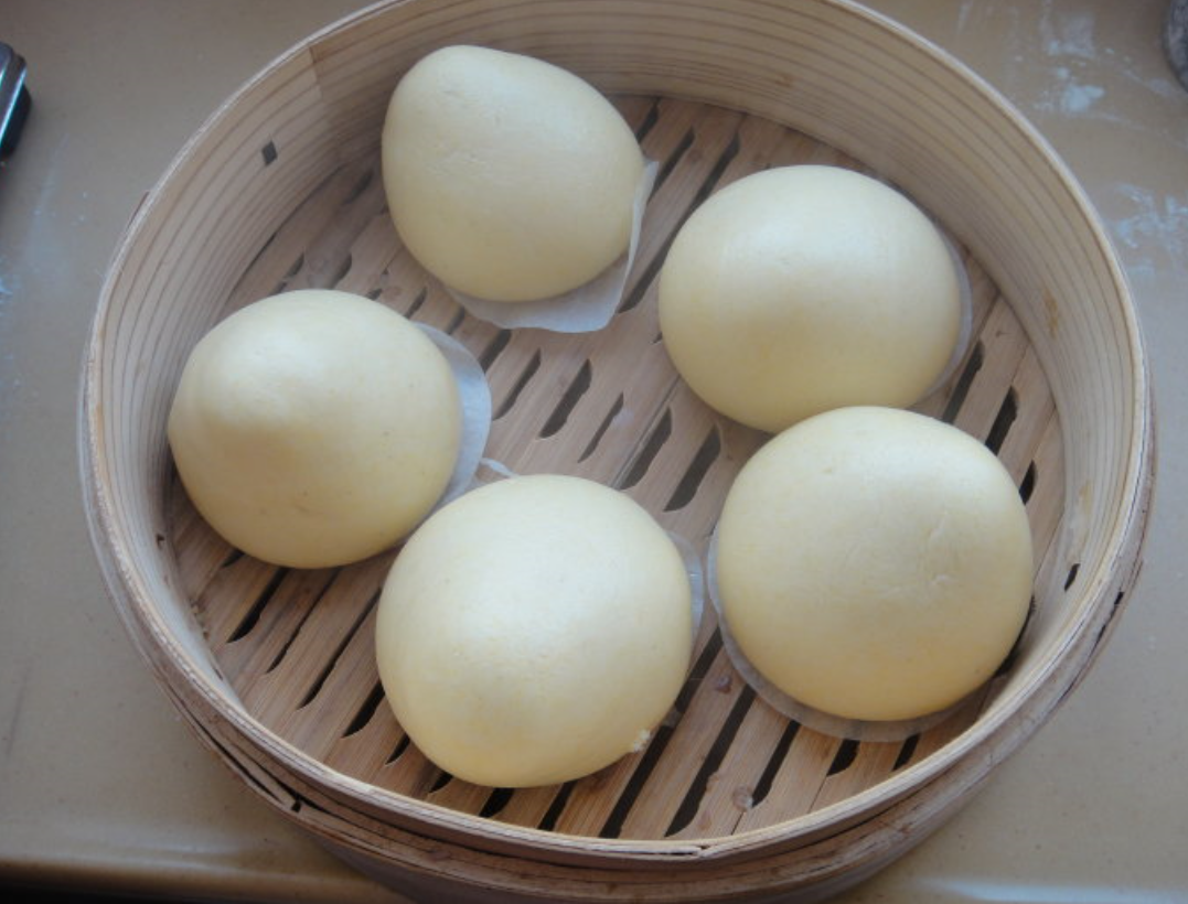 [饅頭] 巴比馒头（巴比饅頭） 香菇菜包編 | 上海パクパク
