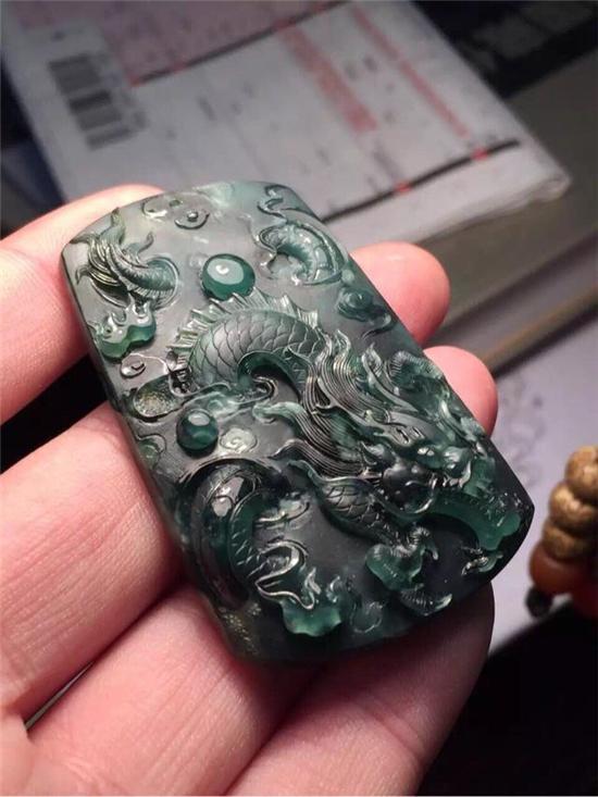 直播极品老蓝水龙牌出水全程