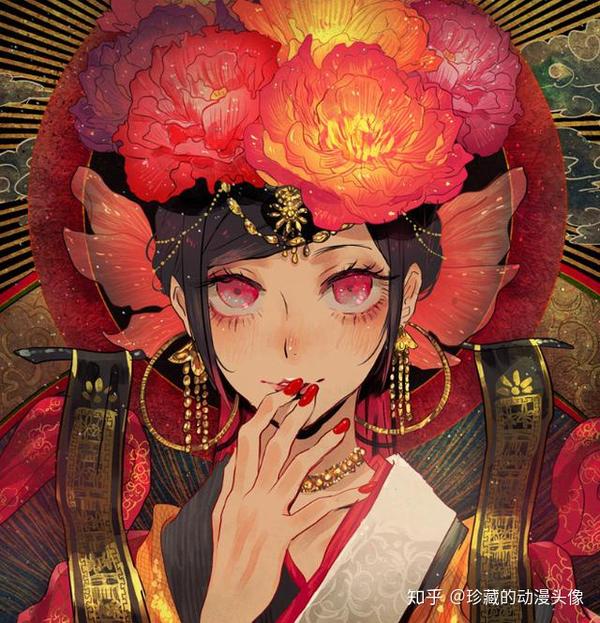 二次元和风头像青春活力的花季少女人生最好的年华要好好把握