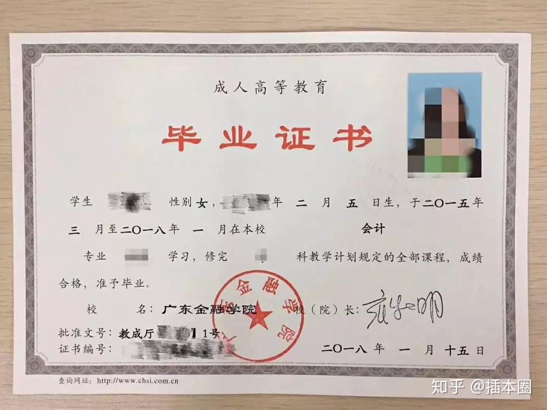 广东省专插本学位证书图片 zhuanlan.zhihu.com