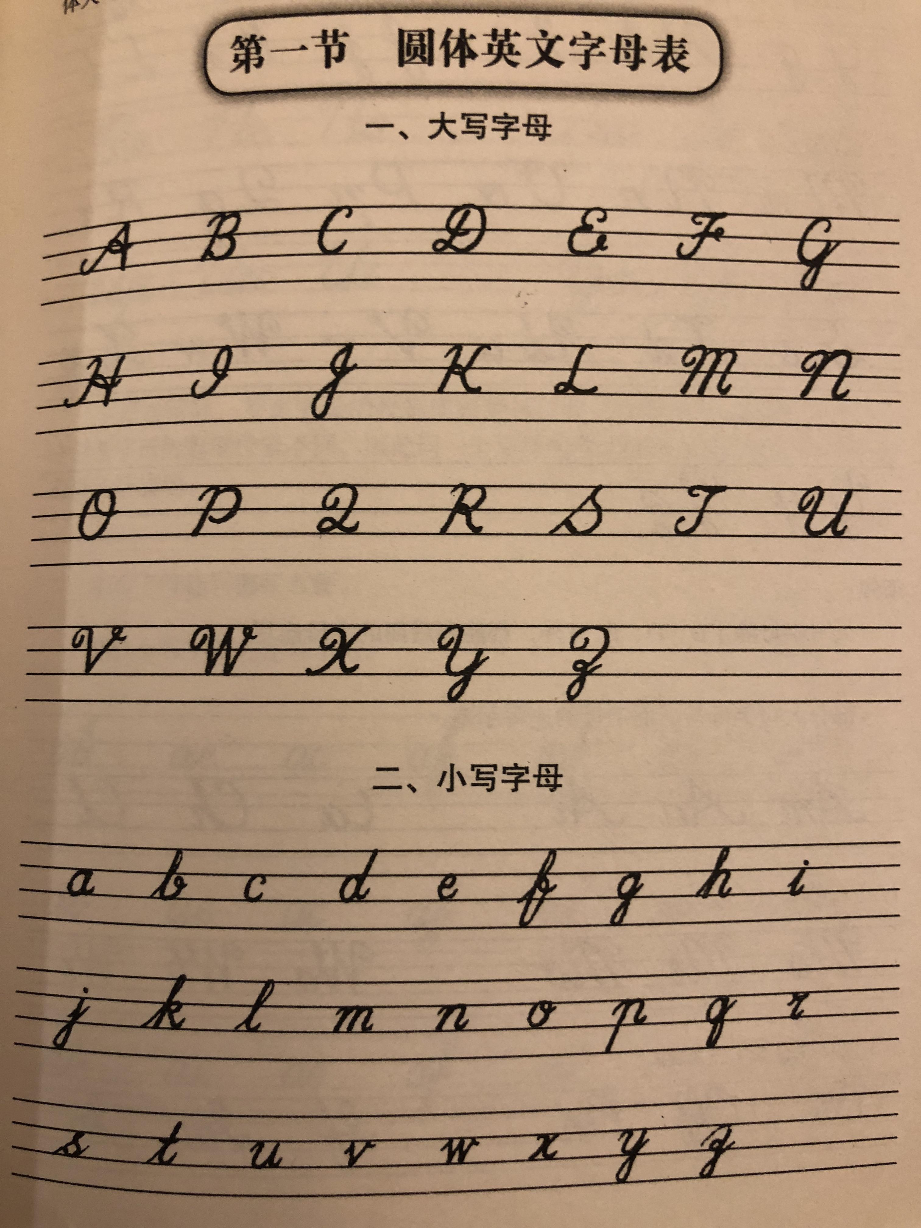 优秀英文字帖《实用英文书法字帖》 - 第28页 钢笔字帖书法欣赏