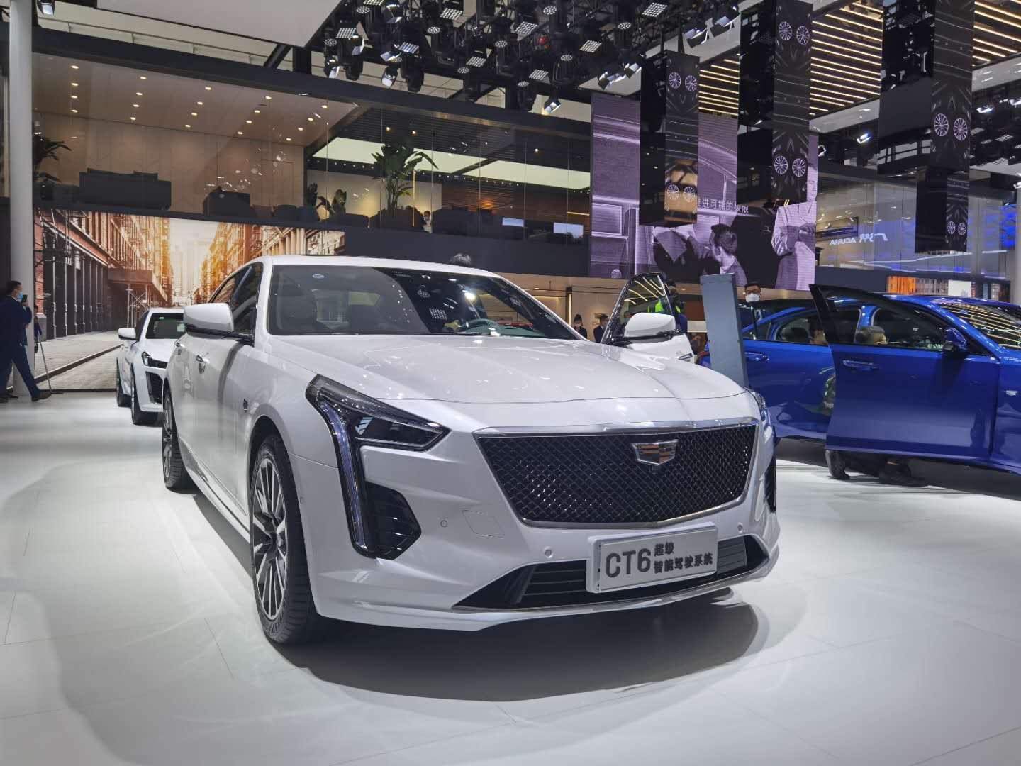 2020北京国际车展凯迪拉克ct6实拍造型犀利吸引人